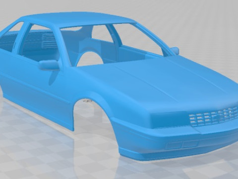 Chevrolet Beretta GT 1988 Printable Body Car Modèles 3D en vedette