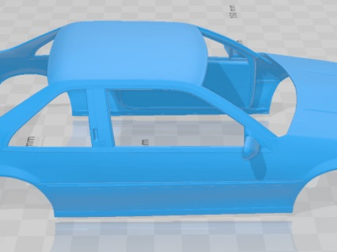 Chevrolet Beretta GT 1988 Printable Body Car Modèles 3D en vedette