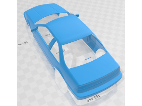Chevrolet Beretta GT 1988 Printable Body Car Modèles 3D en vedette