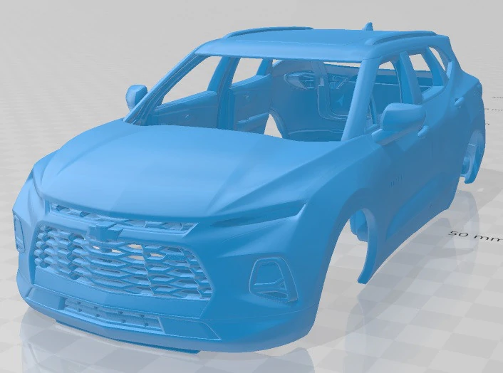 Chevrolet Blazer RS 2019 Printable Body Car 3D Print Model .c4d .max .obj .3ds .fbx .stl .blend 