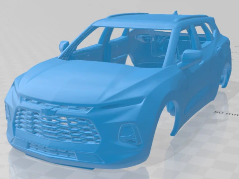 쉐보레 블레이저 RS 2019 프린트 가능한 차체 자동차 3D 프린트 모델