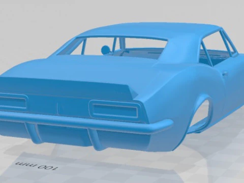 Chevrolet Camaro SS 1967 Printable Body Car 3D Print Model