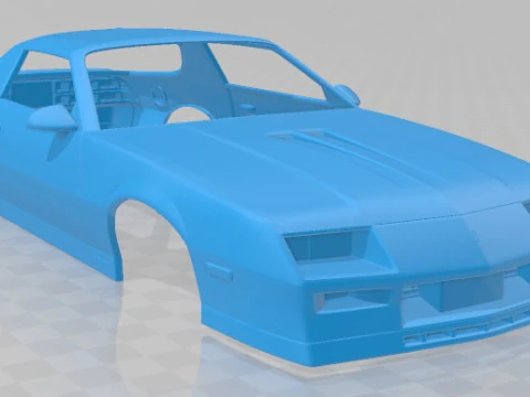 Chevrolet Camaro Z28 Coupe 1982 Printable Body Car 3D Print Model