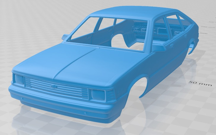 Chevrolet Citation 1980 Printable Body Car 3D 프린트 모델 .c4d .max .obj .3ds .fbx .stl .blend