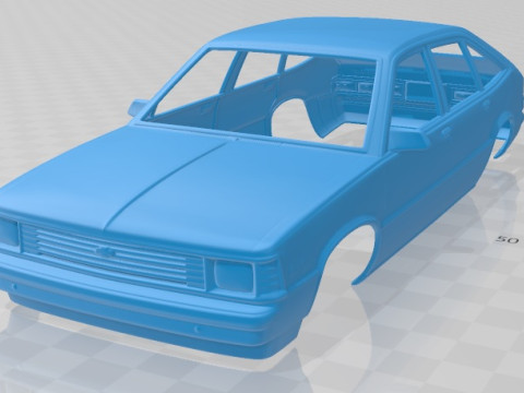 Chevrolet Citation 1980 Printable Body Car 3D प्रिंट मॉडल