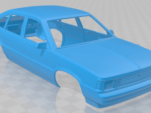 Chevrolet Citation 1980 Printable Body Car 3D 프린트 모델