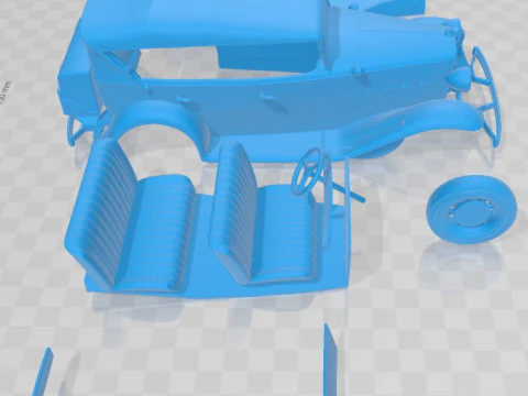 Chevrolet Confederate Phaeton 1932 Printable Car 3D Print Model