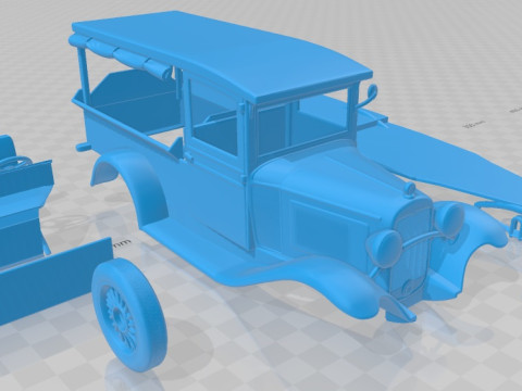 Chevrolet Independence AE Canopy Express 1931 Printable Car Modèles 3D en vedette