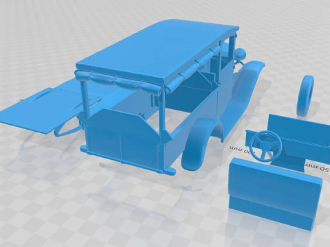 Chevrolet Independence AE Canopy Express 1931 Printable Car 3D Print Model