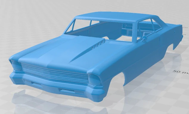 Chevrolet Nova Concept 2015 Printable Body Car 3D Print Model .c4d .max .obj .3ds .fbx .stl .blend 