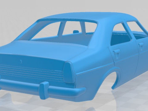 Chrysler 180 Printable Body Car Modelo de Impressão 3D