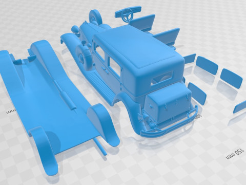Chrysler Imperial Close Coupled Sedan 1931 Printable Car 3D Print Model