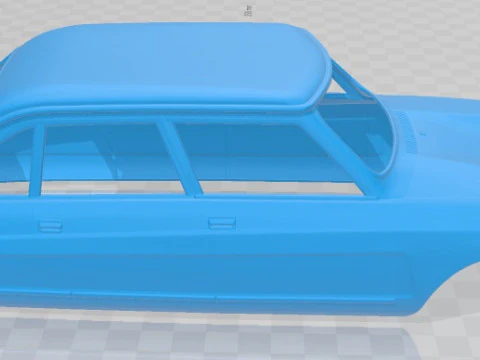 Citroen Ami 1969 Printable Body Car 3D Print Model