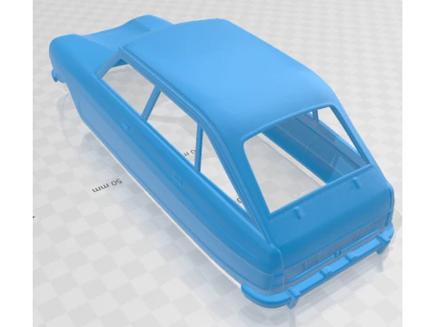 Citroen Ami 1969 Printable Body Car 3D Print Model