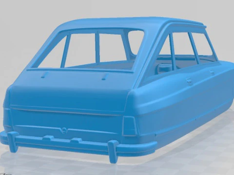 Citroen Ami 1969 Printable Body Car 3D Print Model