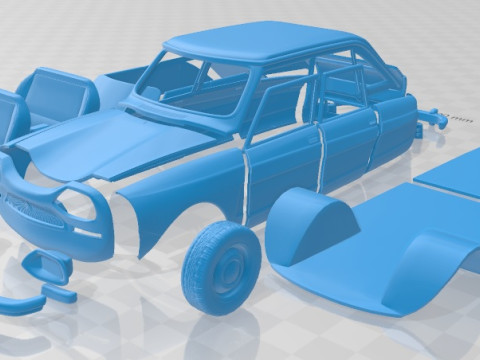 Citroen Ami 1969 Printable Car 3D Print Model