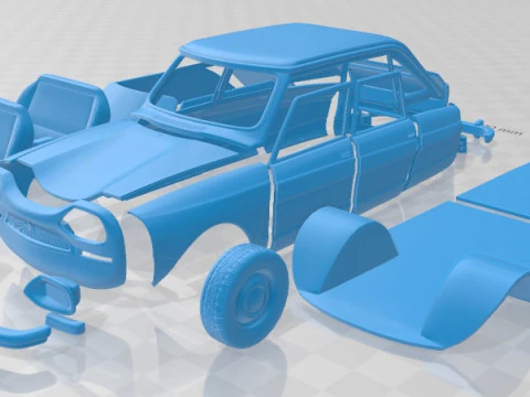 Citroen Ami 1969 Printable Car 3D Print Model