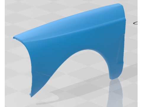 Citroen Ami 1969 Printable Car Model Cetak 3D