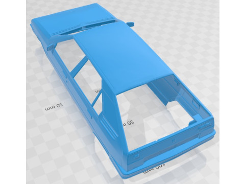 Citroen BX 1984 Printable Body Car 3D Baskı Modeli