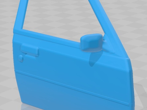Citroen BX 1984 Printable Car 3D प्रिंट मॉडल