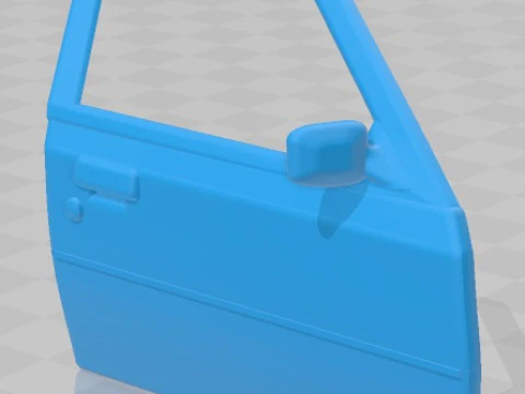 Citroen BX 1984 Printable Car 3D Print Model