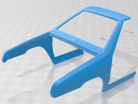 Citroen BX 1984 Printable Car 3D Print Model