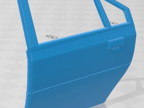 Citroen BX 1984 Printable Car 3D प्रिंट मॉडल