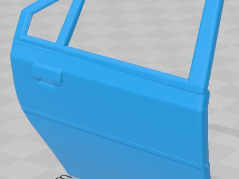 Citroen BX 1984 Printable Car 3D प्रिंट मॉडल