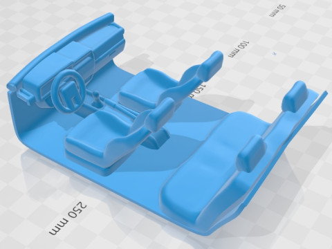 Citroen BX 1984 Printable Car 3D प्रिंट मॉडल