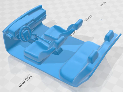 Citroen BX 1984 Printable Car 3D Print Model
