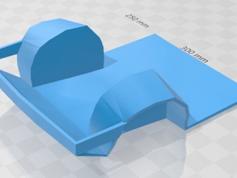Citroen BX 1984 Printable Car 3D प्रिंट मॉडल