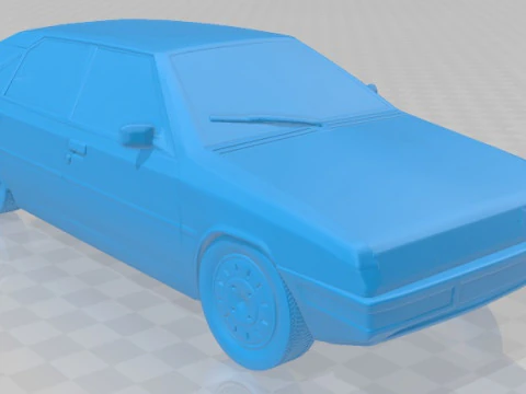 Citroen BX 1984 Printable Car 3D Print Model