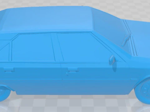 Citroen BX 1984 Printable Car 3D Print Model