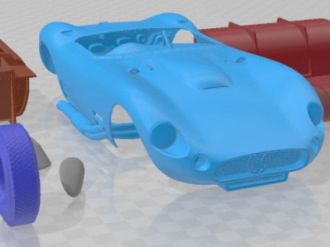 Maserati 450 S 1956 Printable Car 3D 打印模型