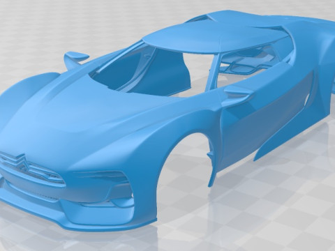 Citroen GT 2008 Printable Body Car 3D Print Model