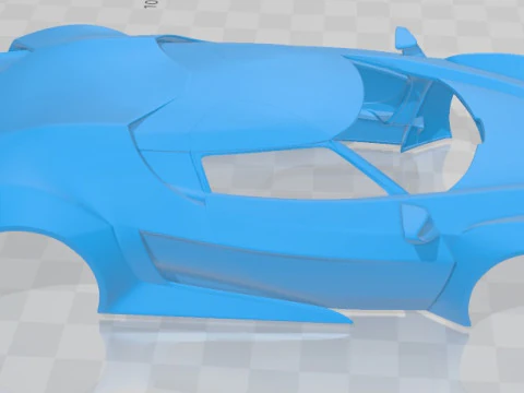 Citroen GT 2008 Printable Body Car 3D Print Model