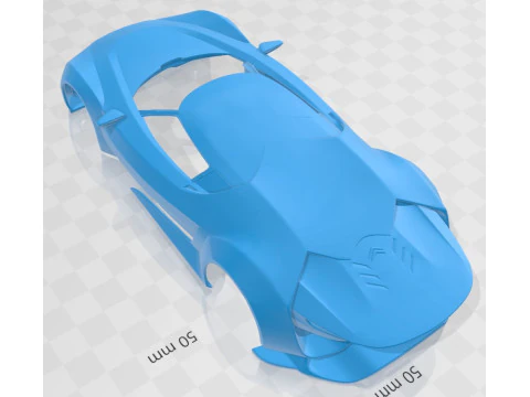 Citroen GT 2008 Printable Body Car 3D Print Model
