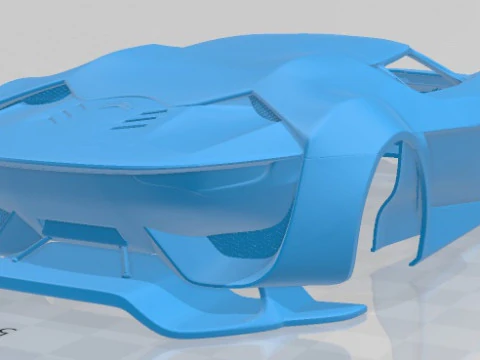 Citroen GT 2008 Printable Body Car 3D Print Model