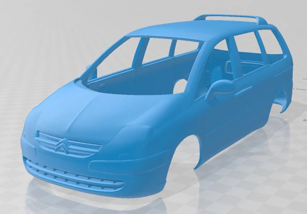 Citroen C8 2002 Printable Body Car 3D Print Model .c4d .max .obj .3ds .fbx .stl .blend 