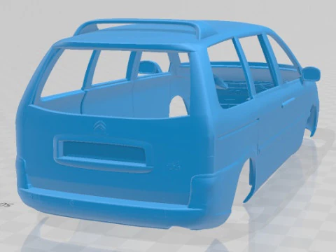 Citroen C8 2002 Printable Body Car 3D Print Model