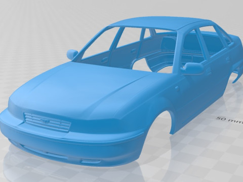 Daewoo Nexia Sedan 1996 Printable Body Car 3D 프린트 모델