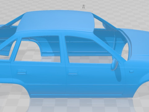 Daewoo Nexia Sedan 1996 Printable Body Car Modelo de impresión 3D