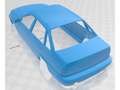 Daewoo Nexia Sedan 1996 Printable Body Car Modelo de impresión 3D