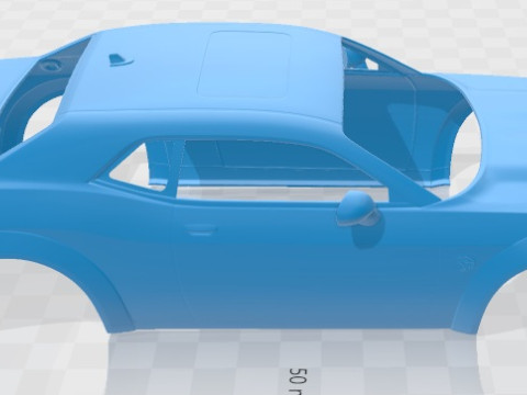 Dodge Challenger SRT Hellcat 2019 Printable Body Car 3D printmodel