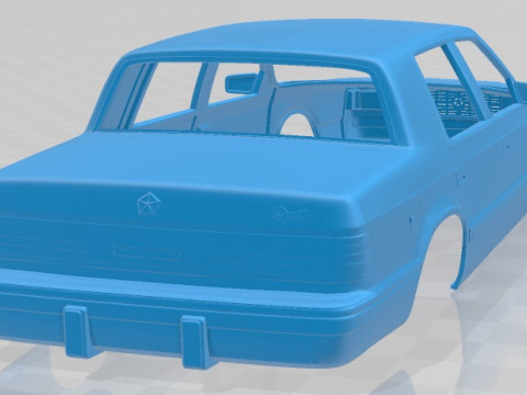 Dodge Dynasty 1993 Printable Body Car 3D प्रिंट मॉडल