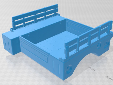 Dodge WC-52 1942 Printable Truck 3D Принт Модель