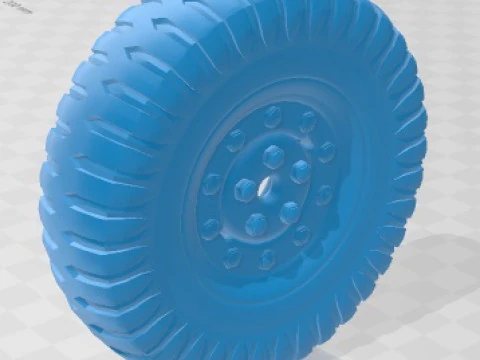Dodge WC-52 1942 Printable Truck 3D Print Model