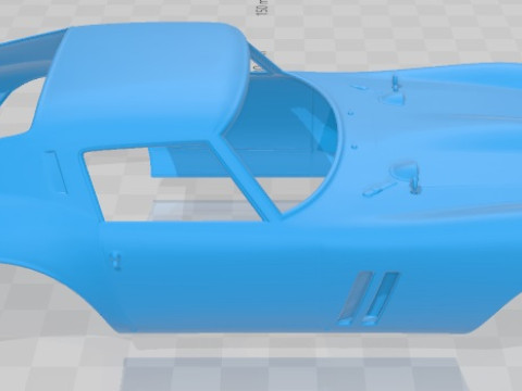 Ferrari 250 GTO 1962 Printable Body Car 3D 打印模型