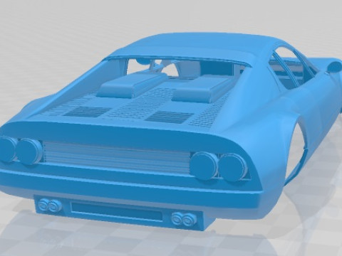 Ferrari 512BB Berlinetta Boxer Printable Body Car 3D 打印模型