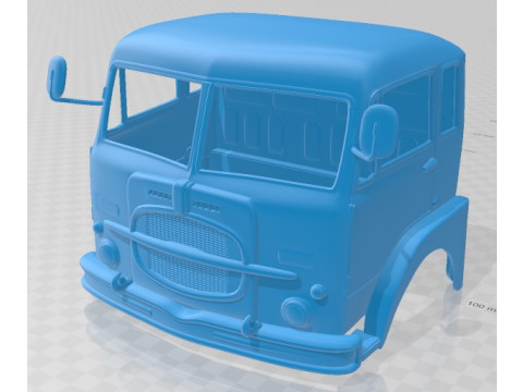 Fiat 690 Printable Body Cabin Truck 3D 프린트 모델